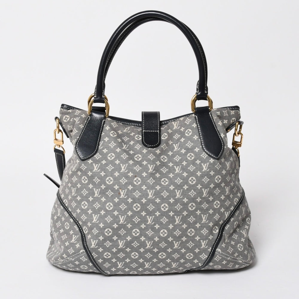 LOUIS VUITTON ルイヴィトン 2WAY ハンドバッグ ショルダーバッグ イディール エレジー アンクル ネイビー ゴールド金具 M56697 美品 中古 4a008276