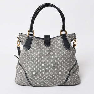 LOUIS VUITTON ルイヴィトン 2WAY ハンドバッグ ショルダーバッグ イディール エレジー アンクル ネイビー ゴールド金具 M56697 美品 中古 4a008276