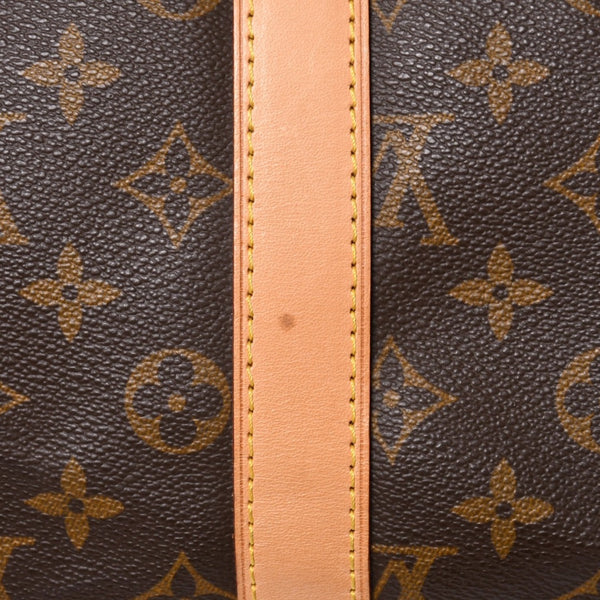 極美品 LOUIS VUITTON ルイヴィトン ボストンバッグ キーポルバンドリエール45 モノグラム M41418 ブラウン ゴールド金具 中古 4a008263