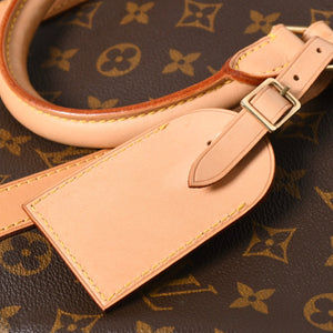 極美品 LOUIS VUITTON ルイヴィトン ボストンバッグ キーポルバンドリエール45 モノグラム M41418 ブラウン ゴールド金具 中古 4a008263