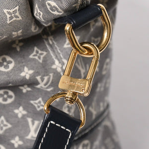 LOUIS VUITTON ルイヴィトン 2WAY ハンドバッグ ショルダーバッグ イディール エレジー アンクル ネイビー ゴールド金具 M56697 美品 中古 4a008276