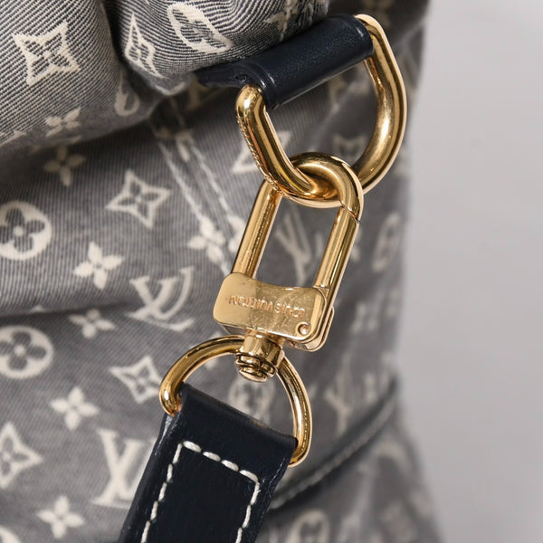 LOUIS VUITTON ルイヴィトン 2WAY ハンドバッグ ショルダーバッグ イディール エレジー アンクル ネイビー ゴールド金具 M56697 美品 中古 4a008276