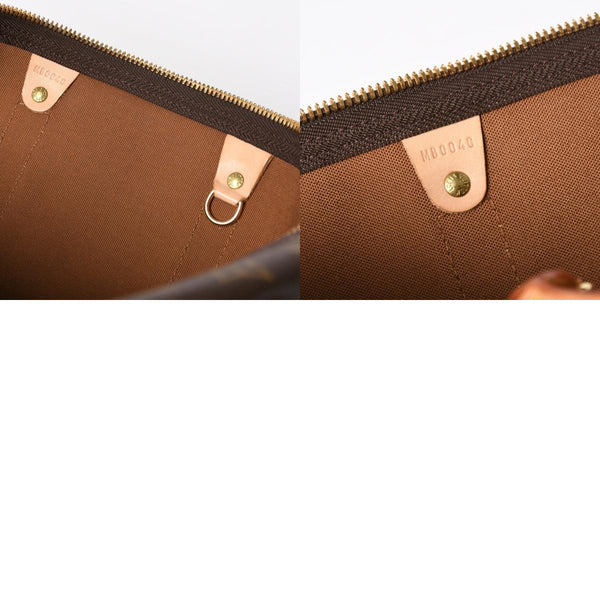 極美品 LOUIS VUITTON ルイヴィトン ボストンバッグ キーポルバンドリエール45 モノグラム M41418 ブラウン ゴールド金具 中古 4a008263