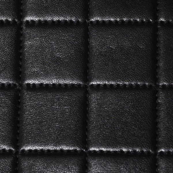 極美品 CHANEL シャネル イーストウエスト チェーンショルダーバッグ 7番台 ココマーク チョコバー ラムスキン ブラック 中古 4a008246