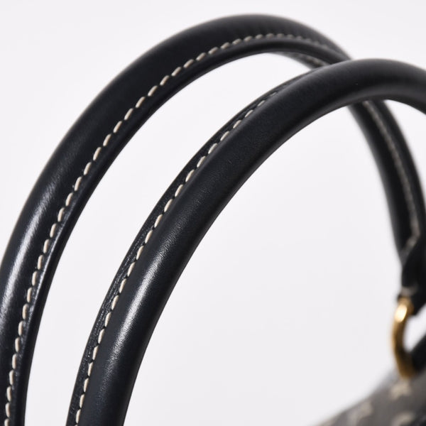 LOUIS VUITTON ルイヴィトン 2WAY ハンドバッグ ショルダーバッグ イディール エレジー アンクル ネイビー ゴールド金具 M56697 美品 中古 4a008276