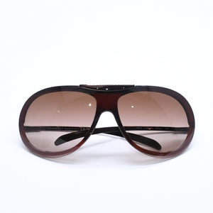 極美品 CHANEL シャネル Sunglasses サングラス アイウェア 6006 c.296/13 サイズSMALL 115 ブラウン 中古 4a008281