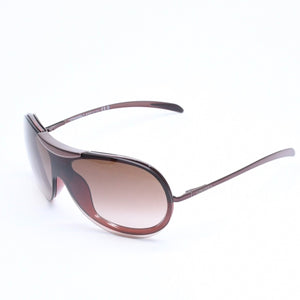 極美品 CHANEL シャネル Sunglasses サングラス アイウェア 6006 c.296/13 サイズSMALL 115 ブラウン 中古 4a008281