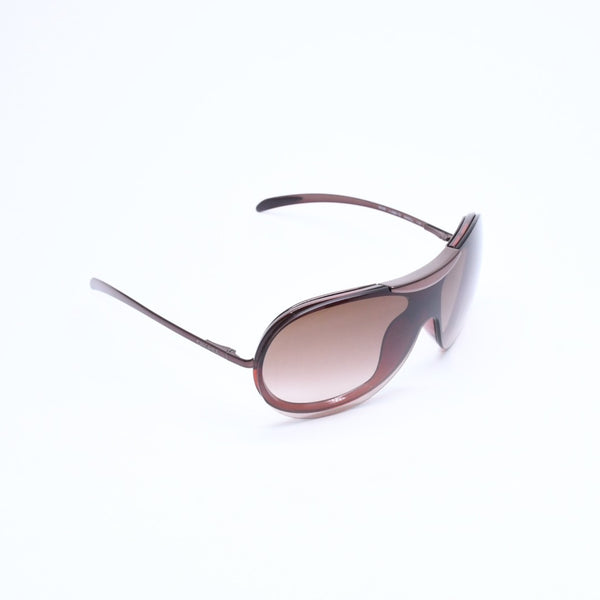 極美品 CHANEL シャネル Sunglasses サングラス アイウェア 6006 c.296/13 サイズSMALL 115 ブラウン 中古 4a008281