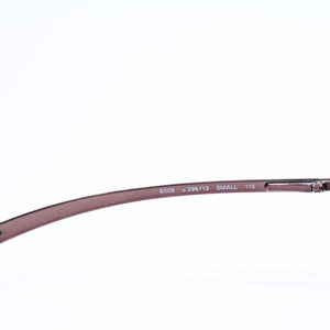 極美品 CHANEL シャネル Sunglasses サングラス アイウェア 6006 c.296/13 サイズSMALL 115 ブラウン 中古 4a008281