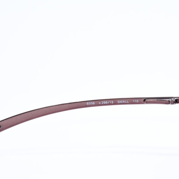 極美品 CHANEL シャネル Sunglasses サングラス アイウェア 6006 c.296/13 サイズSMALL 115 ブラウン 中古 4a008281