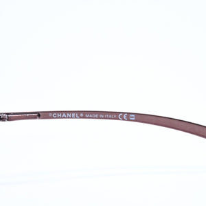 極美品 CHANEL シャネル Sunglasses サングラス アイウェア 6006 c.296/13 サイズSMALL 115 ブラウン 中古 4a008281