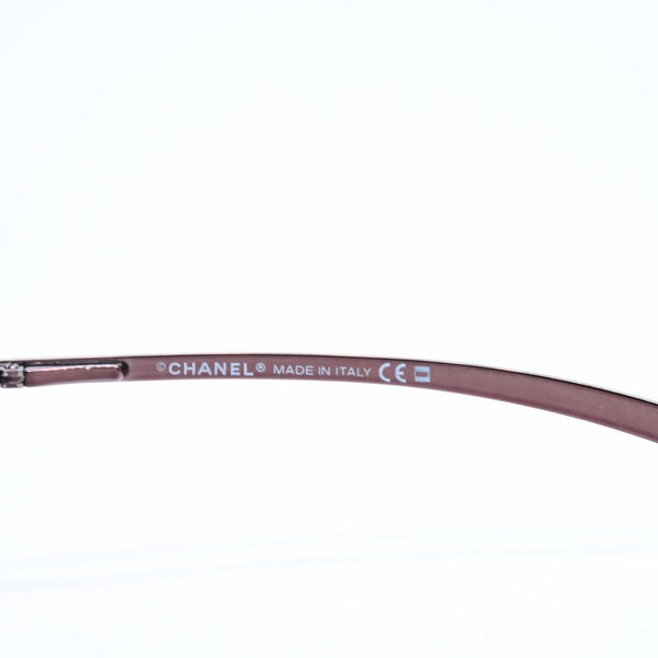 極美品 CHANEL シャネル Sunglasses サングラス アイウェア 6006 c.296/13 サイズSMALL 115 ブラウン 中古 4a008281