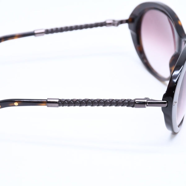 極美品 BOTTEGA VENETA ボッテガヴェネタ サングラス アイウェア BV 103/S 7G3 02 サイズ56◻︎17 120 ブラウン 中古 4a008280
