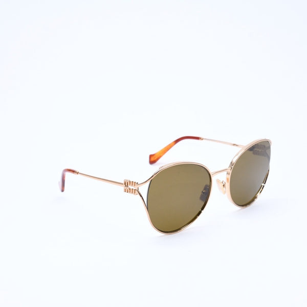 Like new condition MIU MIU sunglasses, eyewear, SMU53Y, size 58.◻20 Brown Gold Used 4a008287