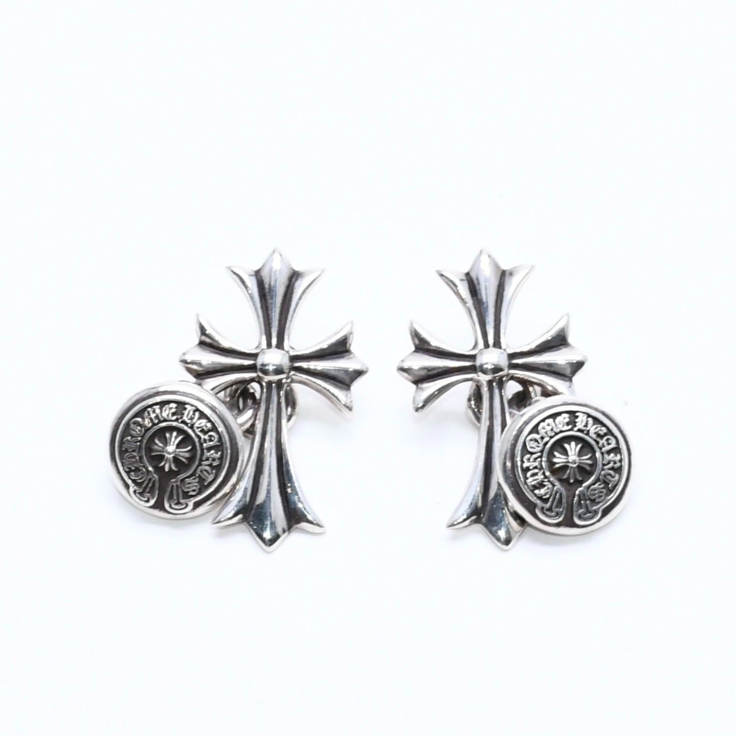 極美品 CHROME HEARTS クロムハーツ CH CRS CUFFLINKS CHクロス ホース