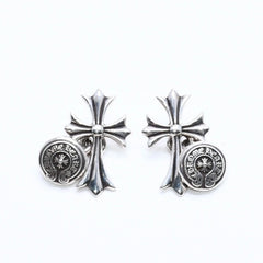 Very good condition CHROME HEARTS CH CRS CUFFLINKS CH cross horseshoe cufflinks Weight approx. 11.18g Silver 925 Used 4a008143