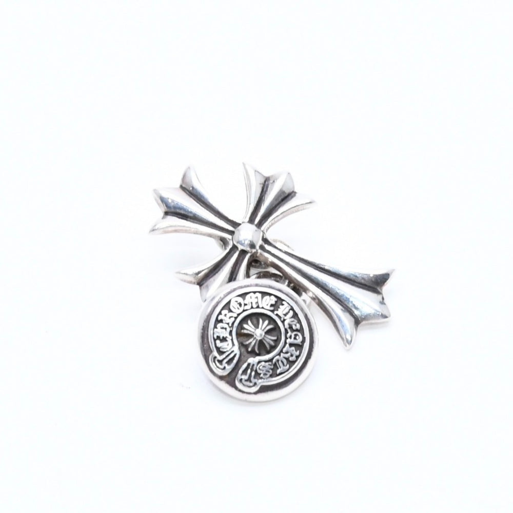 極美品 CHROME HEARTS クロムハーツ CH CRS CUFFLINKS CHクロス ホースシュー カフス カフリンクス 重量約11.18g シルバー925 中古 4a008143