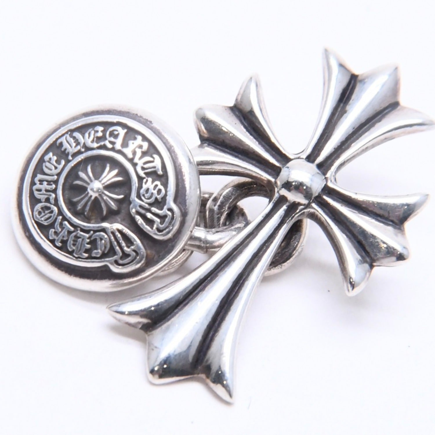 極美品 CHROME HEARTS クロムハーツ CH CRS CUFFLINKS CHクロス ホース
