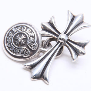 Very good condition CHROME HEARTS CH CRS CUFFLINKS CH cross horseshoe cufflinks Weight approx. 11.18g Silver 925 Used 4a008143