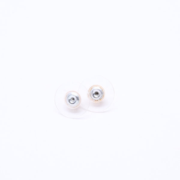 Very Good Condition CHANEL Coco Mark Stud Earrings Weight Approximately 2.15g 14K Engraved GP Metal Gold Binaural Used 4a007087