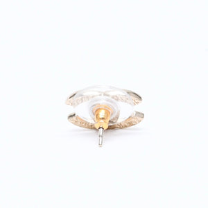 Very Good Condition CHANEL Coco Mark Stud Earrings Weight Approximately 2.58g 14C Engraved GP Metal Gold Binaural Used 4a007092