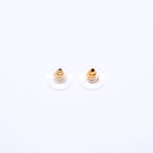 Very Good Condition CHANEL Coco Mark Earrings Weight Approximately 3.79g 00T Stamp GP Metal Gold Ivory Binaural Used 4a007085