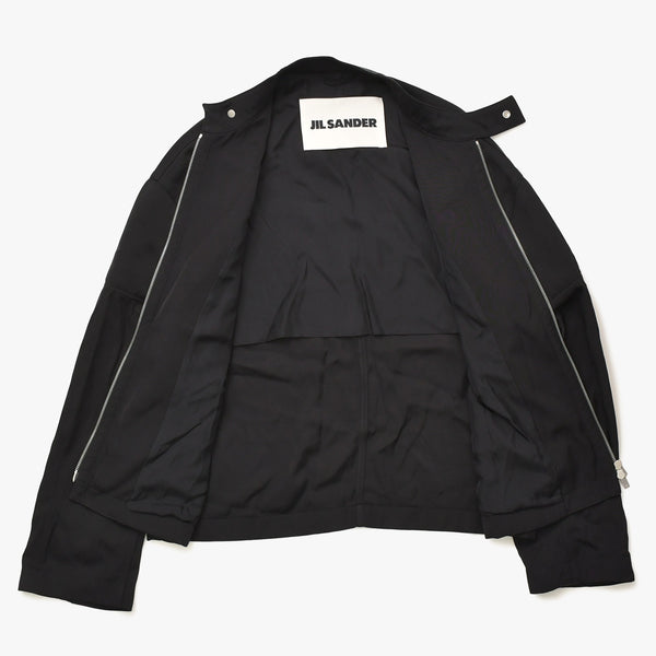Very Good Condition JIL SANDER Jil Sander Zip Up Jacket Jacket J21BN0127 J65141 Size 46 Black Black Used 4a008293