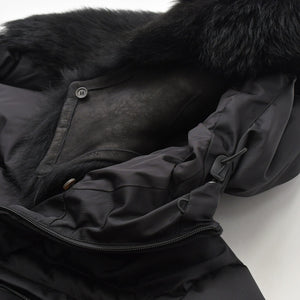 極美品 PRADA プラダ Re-Nylon ギャバジンパファー 29X808 サイズ38 ブラック トライアングルロゴプレート 中古 4a008294