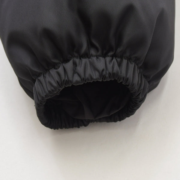 極美品 PRADA プラダ Re-Nylon ギャバジンパファー 29X808 サイズ38 ブラック トライアングルロゴプレート 中古 4a008294