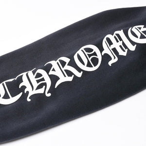 極美品 CHROME HEARTS クロムハーツ パーカー スウェット オールドホースシュー フーディー Old Horseshoe Hoodie 黒 ブラック サイズL 中古 4a008299