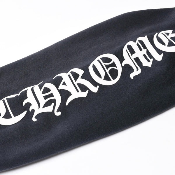 極美品 CHROME HEARTS クロムハーツ パーカー スウェット オールドホースシュー フーディー Old Horseshoe Hoodie 黒 ブラック サイズL 中古 4a008299