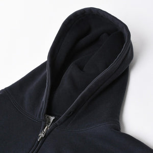 極美品 CHROME HEARTS クロムハーツ パーカー スウェット オールドホースシュー フーディー Old Horseshoe Hoodie 黒 ブラック サイズL 中古 4a008299