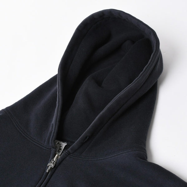 極美品 CHROME HEARTS クロムハーツ パーカー スウェット オールドホースシュー フーディー Old Horseshoe Hoodie 黒 ブラック サイズL 中古 4a008299