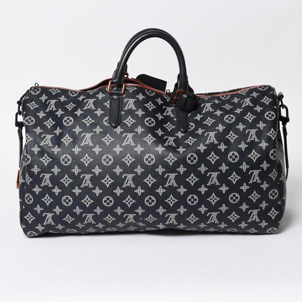 極美品 LOUIS VUITTON ルイヴィトン ボストンバッグ キーポル50バンドリエール モノグラムインク アップサイドダウン M43684 4a008290
