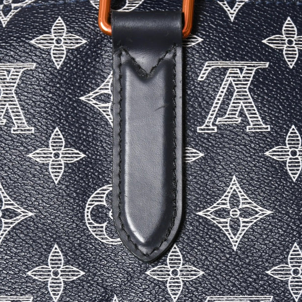 Very Good Condition LOUIS VUITTON Boston Bag Keepall 50 Bandouliere Monogram Ink Upside Down M43684 4a008290
