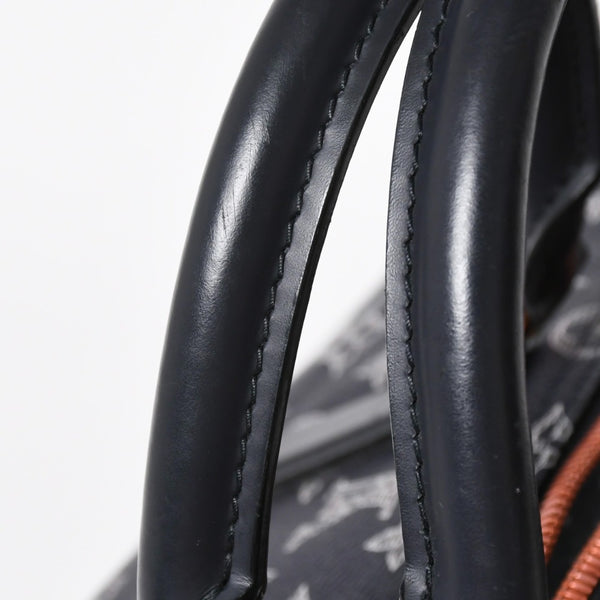 Very Good Condition LOUIS VUITTON Boston Bag Keepall 50 Bandouliere Monogram Ink Upside Down M43684 4a008290