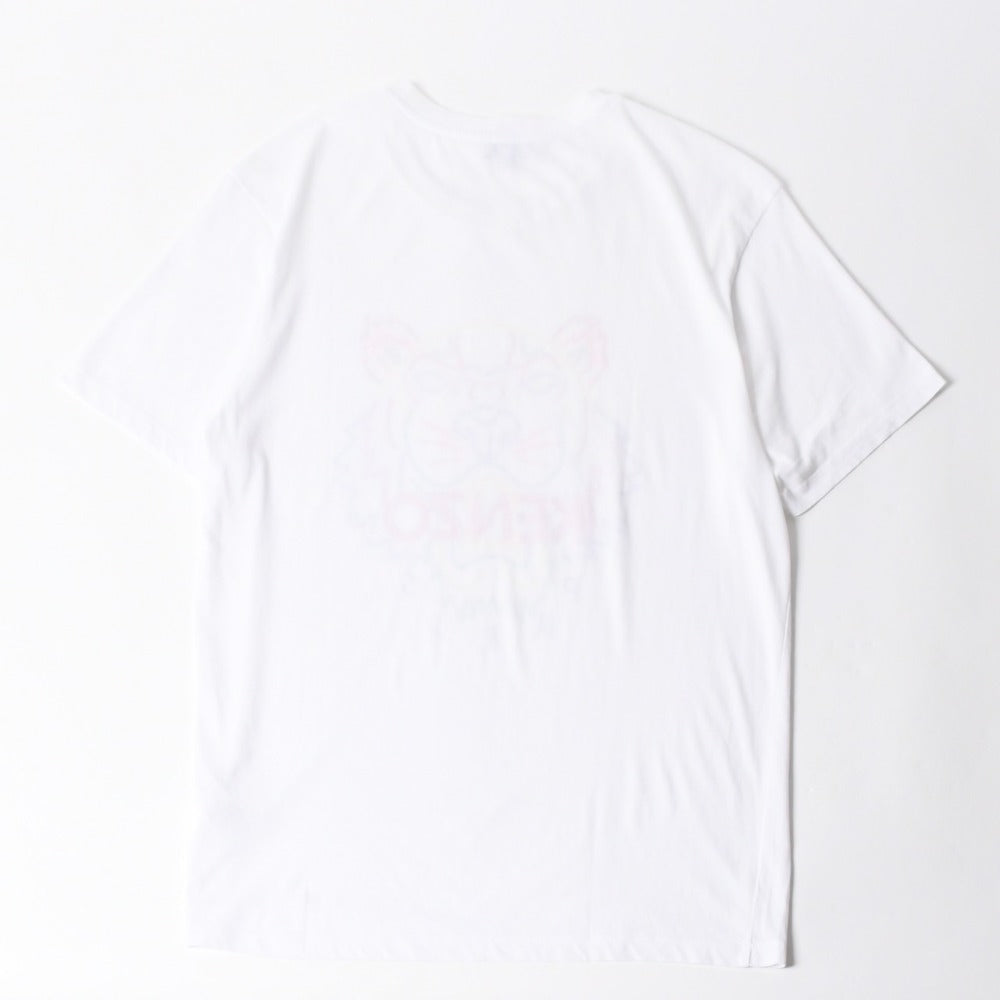 KENZO ケンゾー 半袖Tシャツ F865TS0504YP サイズXL ホワイト マルチカラー プリント コットン 美品 中古 4a007836