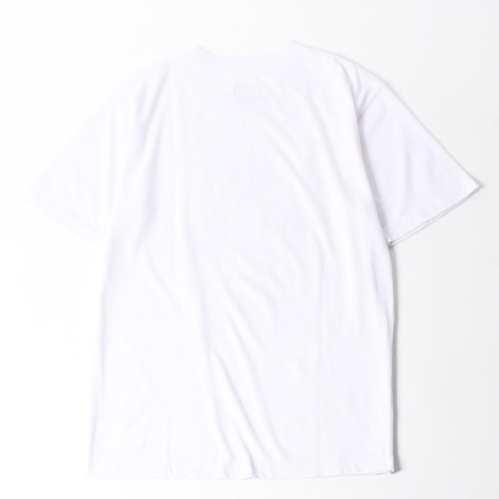 NEW ERA ニューエラ 半袖Tシャツ サイズXL ホワイト ブラック コットン プリント 美品 中古 4a007844