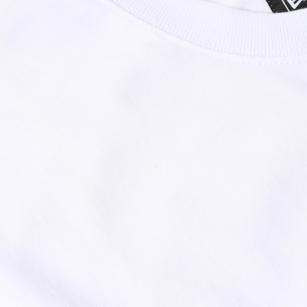 NEW ERA ニューエラ 半袖Tシャツ サイズXL ホワイト ブラック コットン プリント 美品 中古 4a007844