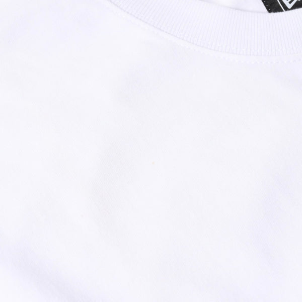 NEW ERA ニューエラ 半袖Tシャツ サイズXL ホワイト ブラック コットン プリント 美品 中古 4a007844