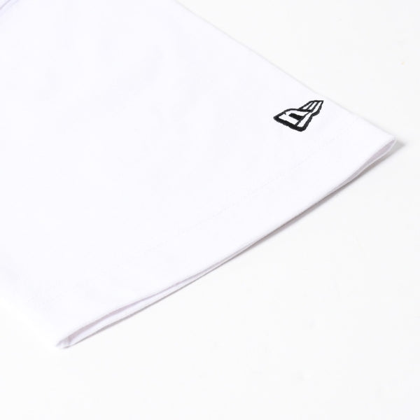 NEW ERA ニューエラ 半袖Tシャツ サイズXL ホワイト ブラック コットン プリント 美品 中古 4a007844
