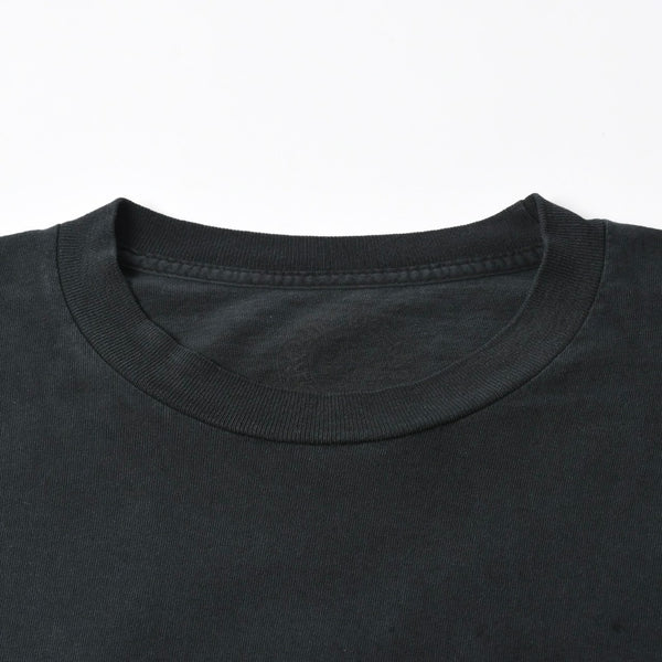 新品未使用 クロムハーツ sopo&water T- Shirt 長袖シャツ スクロールラベル クロス ヴィンテージ加工 プリント ブラック 中古 4a008366