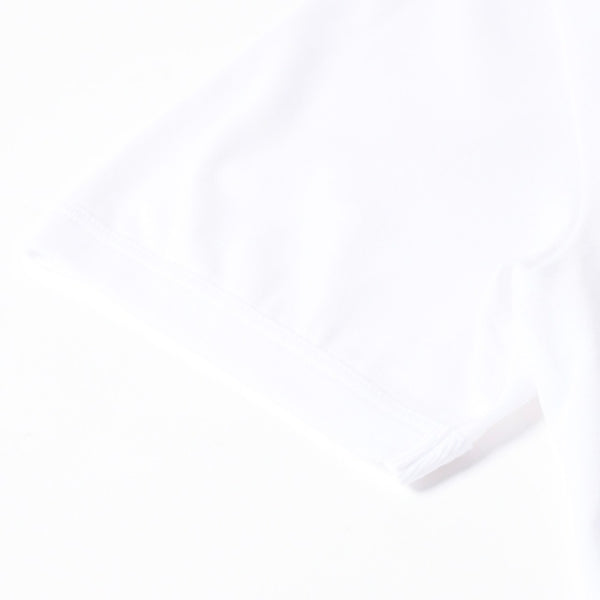 極美品 DOLCE & GABBANA ドルチェ&ガッバーナ 半袖Tシャツ G8PL1T サイズ48 ネックロゴ ホワイト 中古 4a007819