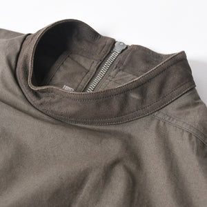 極美品 Rick Owens リックオウエンス ノースリーブ・チュニックドレス ベスト グレー シルバー金具 RU15S4162-PLB 中古 4a008171