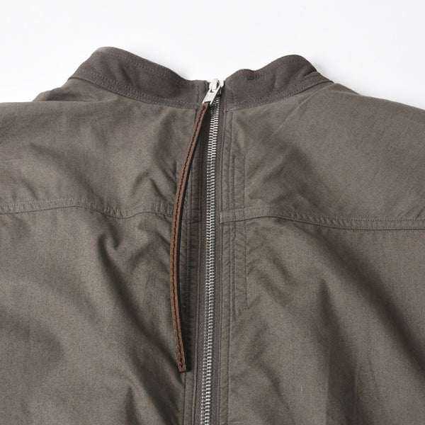 極美品 Rick Owens リックオウエンス ノースリーブ・チュニックドレス ベスト グレー シルバー金具 RU15S4162-PLB 中古 4a008171