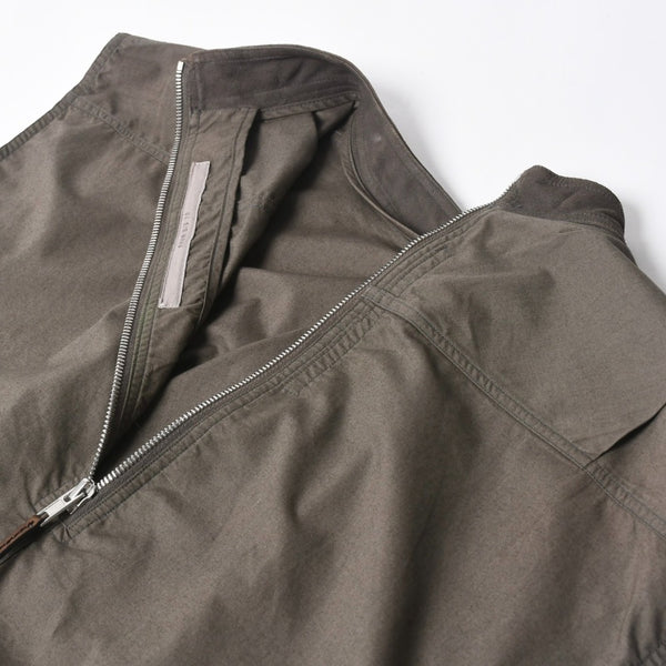 極美品 Rick Owens リックオウエンス ノースリーブ・チュニックドレス ベスト グレー シルバー金具 RU15S4162-PLB 中古 4a008171