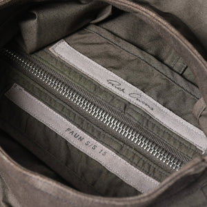 極美品 Rick Owens リックオウエンス ノースリーブ・チュニックドレス ベスト グレー シルバー金具 RU15S4162-PLB 中古 4a008171