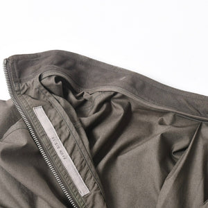極美品 Rick Owens リックオウエンス ノースリーブ・チュニックドレス ベスト グレー シルバー金具 RU15S4162-PLB 中古 4a008171