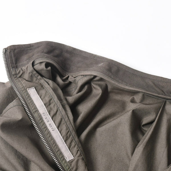 極美品 Rick Owens リックオウエンス ノースリーブ・チュニックドレス ベスト グレー シルバー金具 RU15S4162-PLB 中古 4a008171