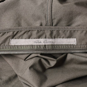 極美品 Rick Owens リックオウエンス ノースリーブ・チュニックドレス ベスト グレー シルバー金具 RU15S4162-PLB 中古 4a008171